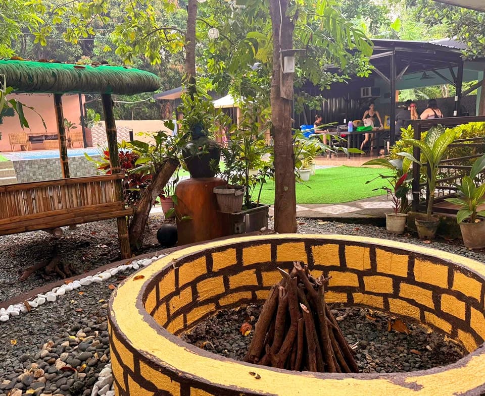 Fully equipped outdoor kitchen for group cooking
